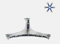 Assembly Flange Shaft Compatible with Samsung Washer DC97-17004B (6 Screws)