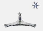 Assembly Flange Shaft Compatible with Samsung Washer DC97-17004B (6 Screws)