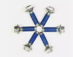 Assembly Flange Shaft Compatible with Samsung Washer DC97-17004B (6 Screws)