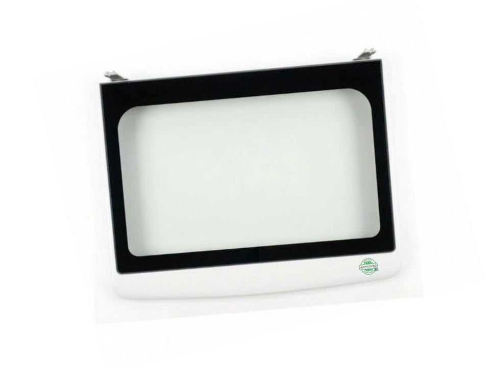 WH10X34977 WH10X35297 WH44X32892 CKDX40097X compatible with General Electric Washer Ge Glass Frame Asm Lid White fits old number WH10X34977 WH10X35297 WH44X32892
