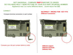 EAP8746328, PS8746328, AP5787725 CKD787725X compatible with Whirlpool Washer Main Control Board fits old number EAP8746328, PS8746328, AP5787725