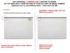 622682 AP2140339 EAP457542 CKD212872X compatible with Frigidaire Frigidaire/laundry Center Laundry Washer Lid fits old number 622682 AP2140339 EAP457542