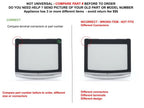 AFG73249705 3380801 AP5975404 CKD249701X compatible with LG Washer Lid Assembly fits old number AFG73249705 3380801 AP5975404