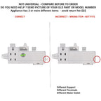 1.000 EAP626074X1 compatible with Whirlpool Washer Electronic Control Board fits old part number 1.000