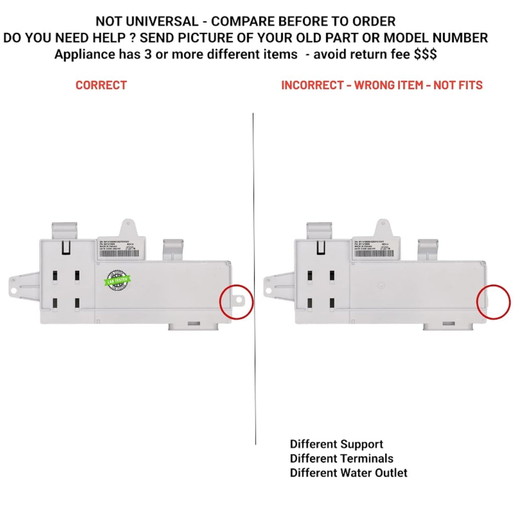 4979450 AP7203654 EAP16763212 EAP626074X1 compatible with Whirlpool Washer Electronic Control Board fits old part number 4979450 AP7203654 EAP16763212