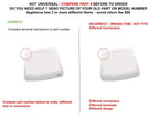 AFG72909510 AFG73629703 ALG1488330 CKD629718X compatible with LG Washer Lid Assembly fits old number AFG72909510 AFG73629703 ALG1488330