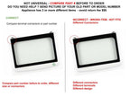 WH10X34977 WH10X35297 WH44X32892 CKDX40097X compatible with General Electric Washer Ge Glass Frame Asm Lid White fits old number WH10X34977 WH10X35297 WH44X32892