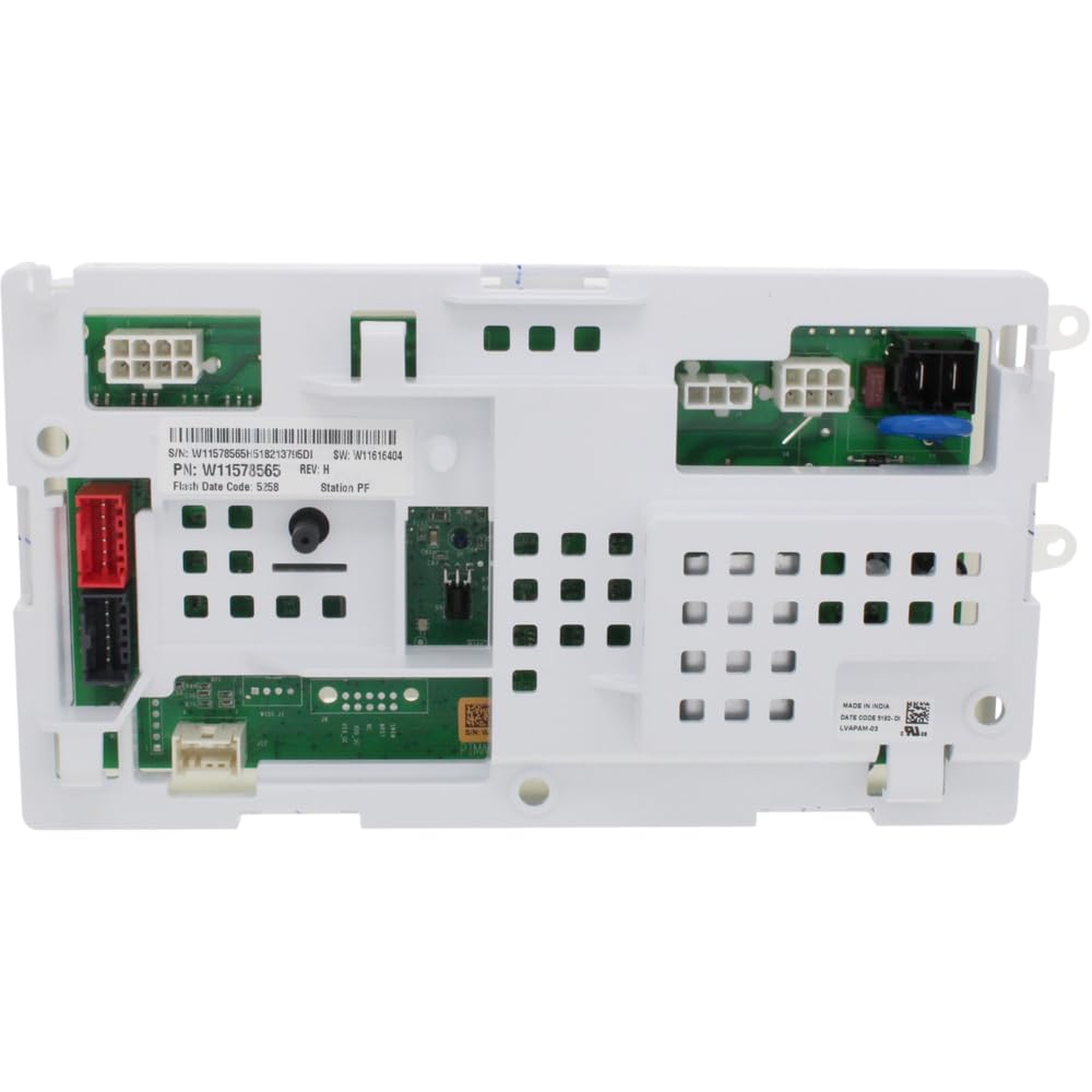 W11578565 Upgraded Washer Control Board Replacement for Whirlpool Upgrade Parts