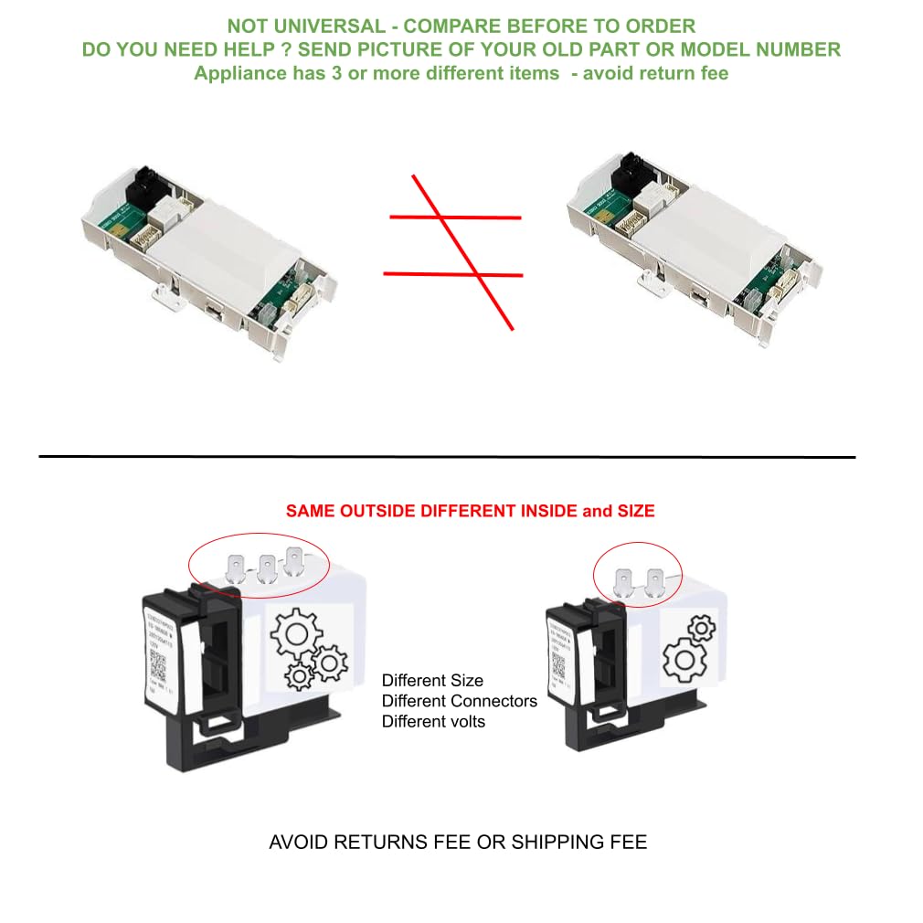 EAP8746328, PS8746328, AP5787725 CKD787725X compatible with Whirlpool Washer Main Control Board fits old number EAP8746328, PS8746328, AP5787725