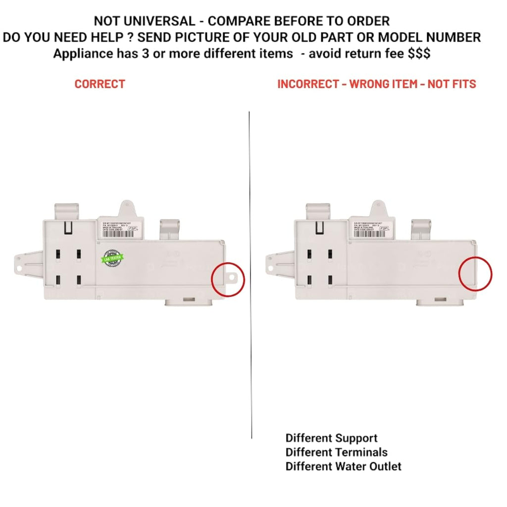 4976167 AP7019124 EAP16555170 EAP513246X1 compatible with Whirlpool Washer Main Control Board fits old part number 4976167 AP7019124 EAP16555170