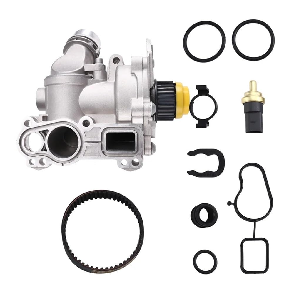 A90Q-Cooling Water Thermostat Assembly Belt Washer Kit 1.8T 2.0T EA888 06H121026 For A4 Q5 TT