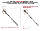 285206 285378 285509 CKD389387X compatible with Whirlpool Washer Agitator Drive Shaft fits old number 285206 285378 285509