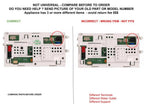 AP6278065 EAP12347402 PS12347402 CKD124783X compatible with Whirlpool Washer Laundry Center Electronic Control Board fits old number AP6278065 EAP12347402 PS12347402