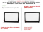 ASM68501 CKD03488AX compatible with Samsung Washer Door Glass Assembly fits old number ASM68501