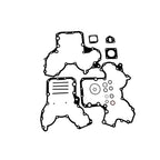 Bottom Washer Kit U5LB0363 Suitable for Perkins 704-30T 704-26 Engine Part
