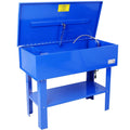 40 Gallon Parts Washer Cabinet with Electric Pump, 24 Gallon Solvent Capacity, 5 GPM Pump Output, Heavy-Duty Powder-Coated Steel Automotive Parts Cleaner with Shelf