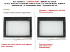 AP6050486 AP6783981 EAP12070799 CKD259006X compatible with Maytag Whirlpool Washer Lid fits old number AP6050486 AP6783981 EAP12070799