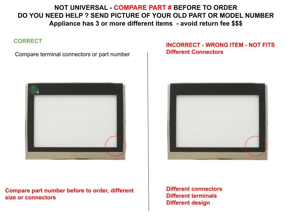 AP6783975 EAP12584340 PS12584340 CKD256781X compatible with Maytag Whirlpool Washer Lid fits old number AP6783975 EAP12584340 PS12584340