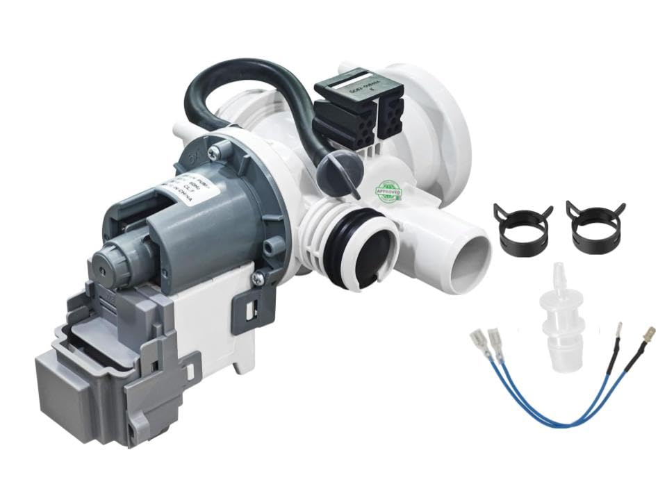 EAP12592830 PS12592830 AP6807020 CKD807020X compatible with Samsung Washer Drain Pump Assembly fits old number EAP12592830 PS12592830 AP6807020