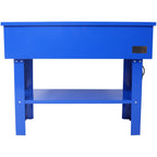 40 Gallon Parts Washer - Steel Blue - Vital Cleaning Tool - Workshop Use -