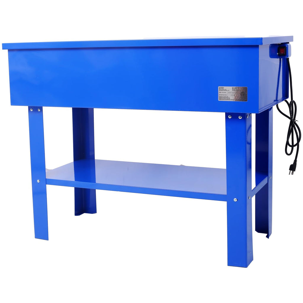 40 Gallon Parts Washer - Steel Blue - Vital Cleaning Tool - Workshop Use -