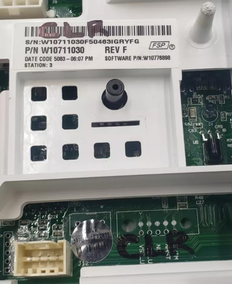 Genuine Washer Control Board W10711030 Same Day Shipping & 60 Days Warranty