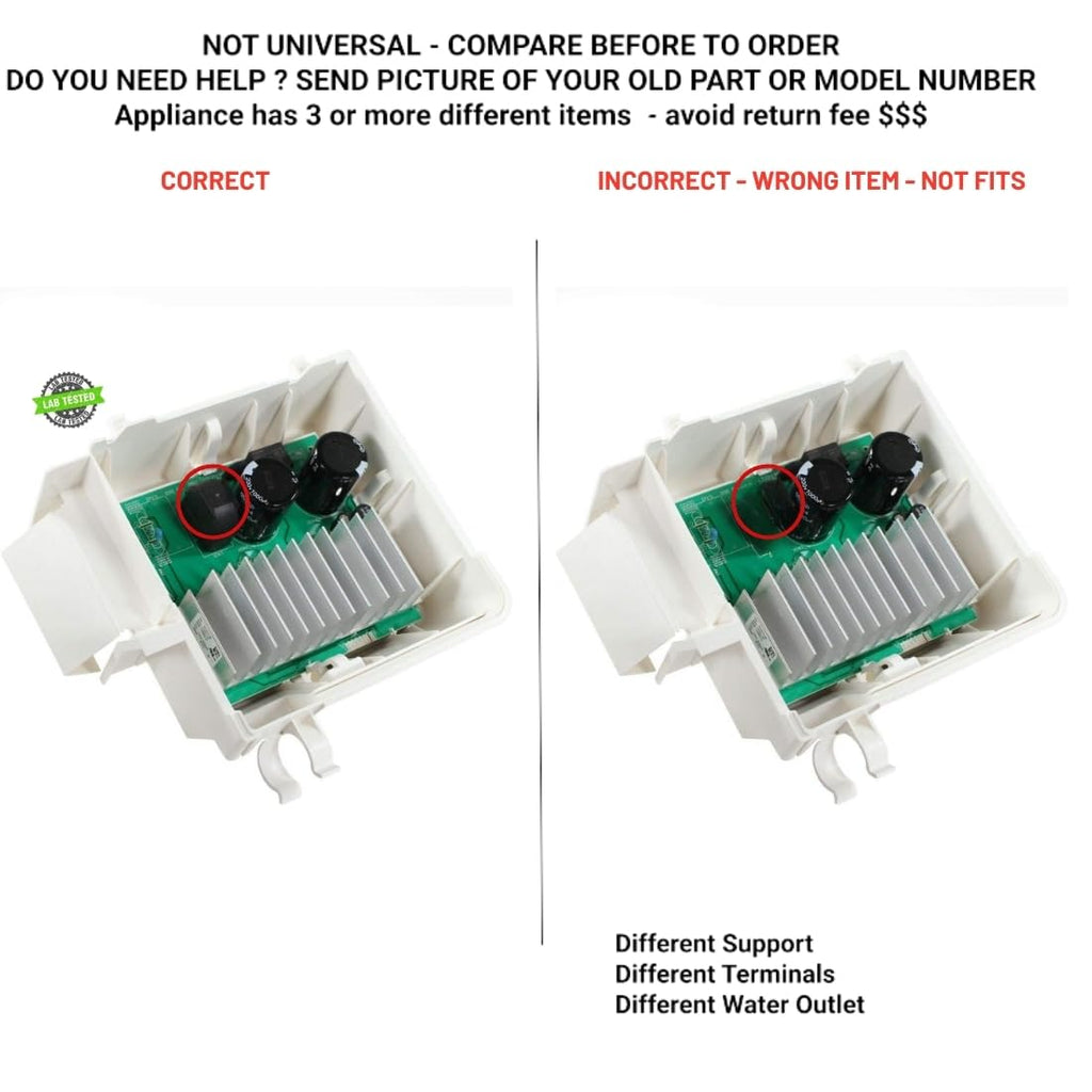 WPW10374126 EAP374126X1 compatible with Maytag Washer Whirlpool Motor Control Board fits old part number WPW10374126