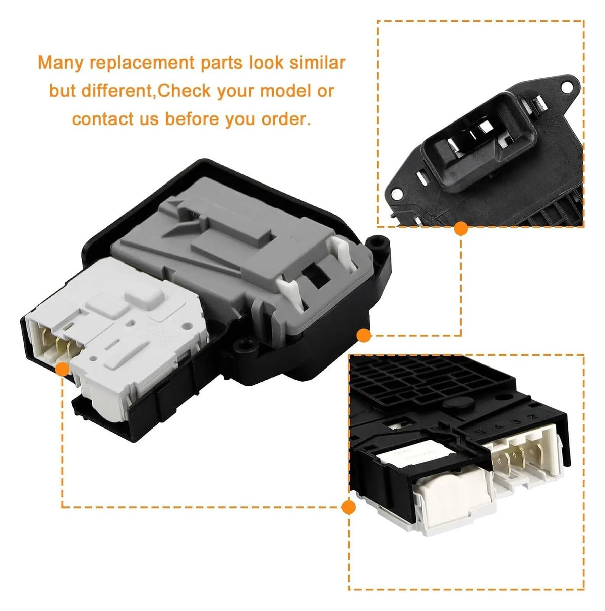 10-Pack EBF61315802 Washer Door Lock Switch