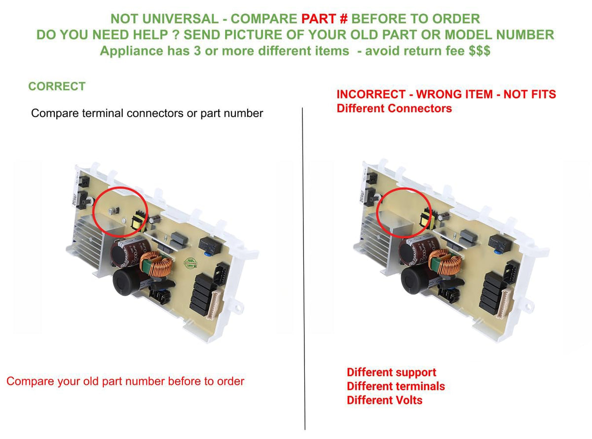 AP6980064 EAP12347926 EAP12745290 CKD401710X compatible with Maytag Whirlpool Washer Electronic Control Board fits old number AP6980064 EAP12347926 EAP12745290