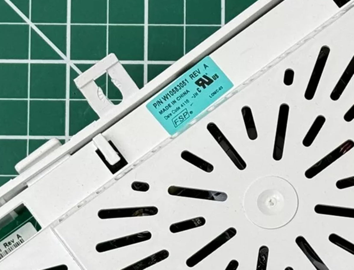 For Washer Control Board | W10583051 White Replacement Part Major Appliances