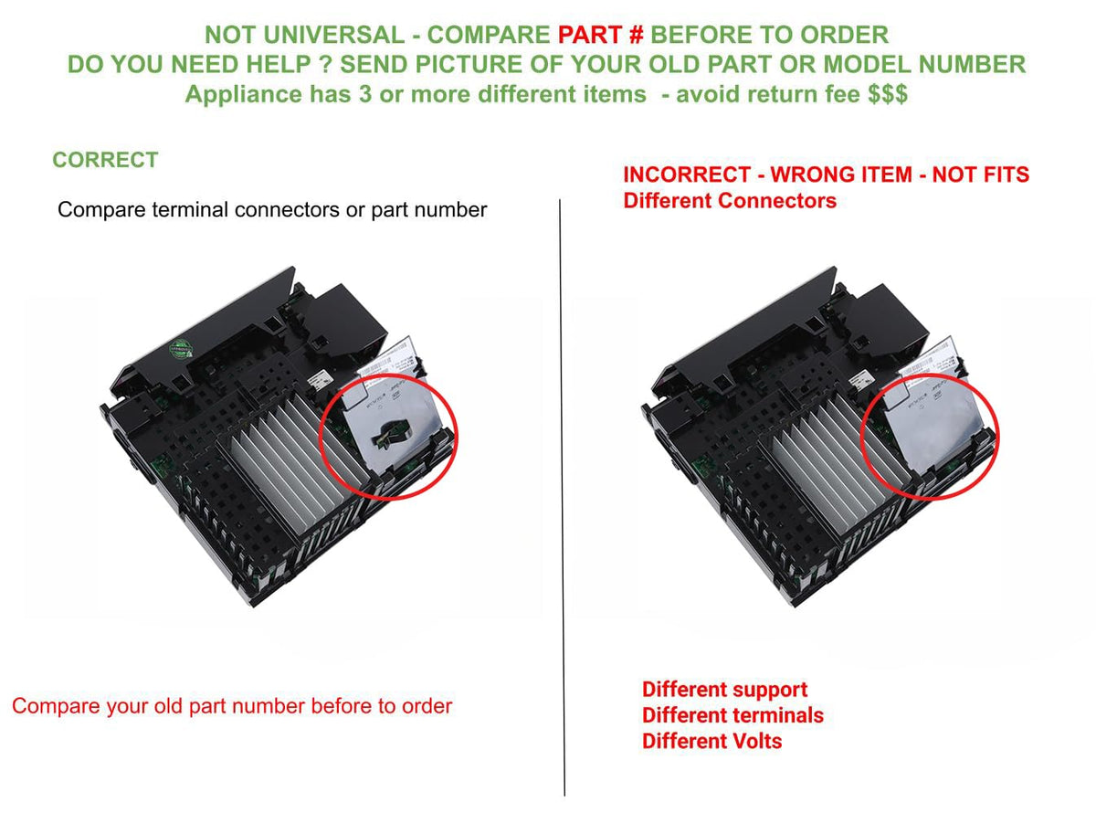 W11583890 CKD583890X compatible with Whirlpool WASHER Electronic Control Board fits old number W11583890