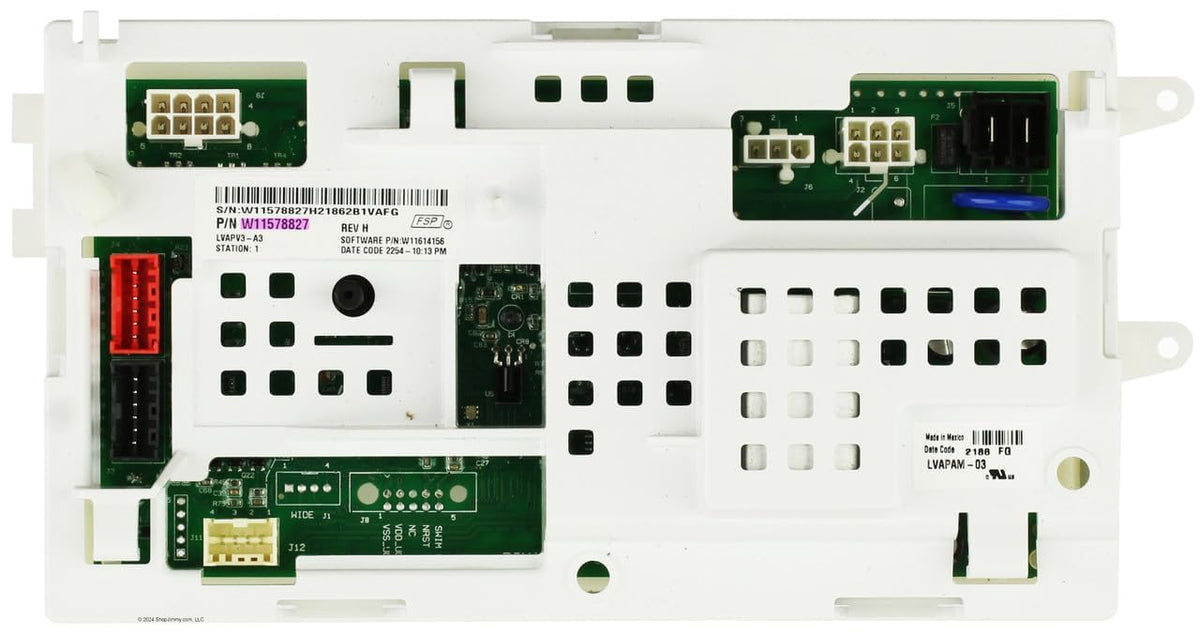W11578827 Washer Control Board Fit for Whirlpool & Fit for Crosley