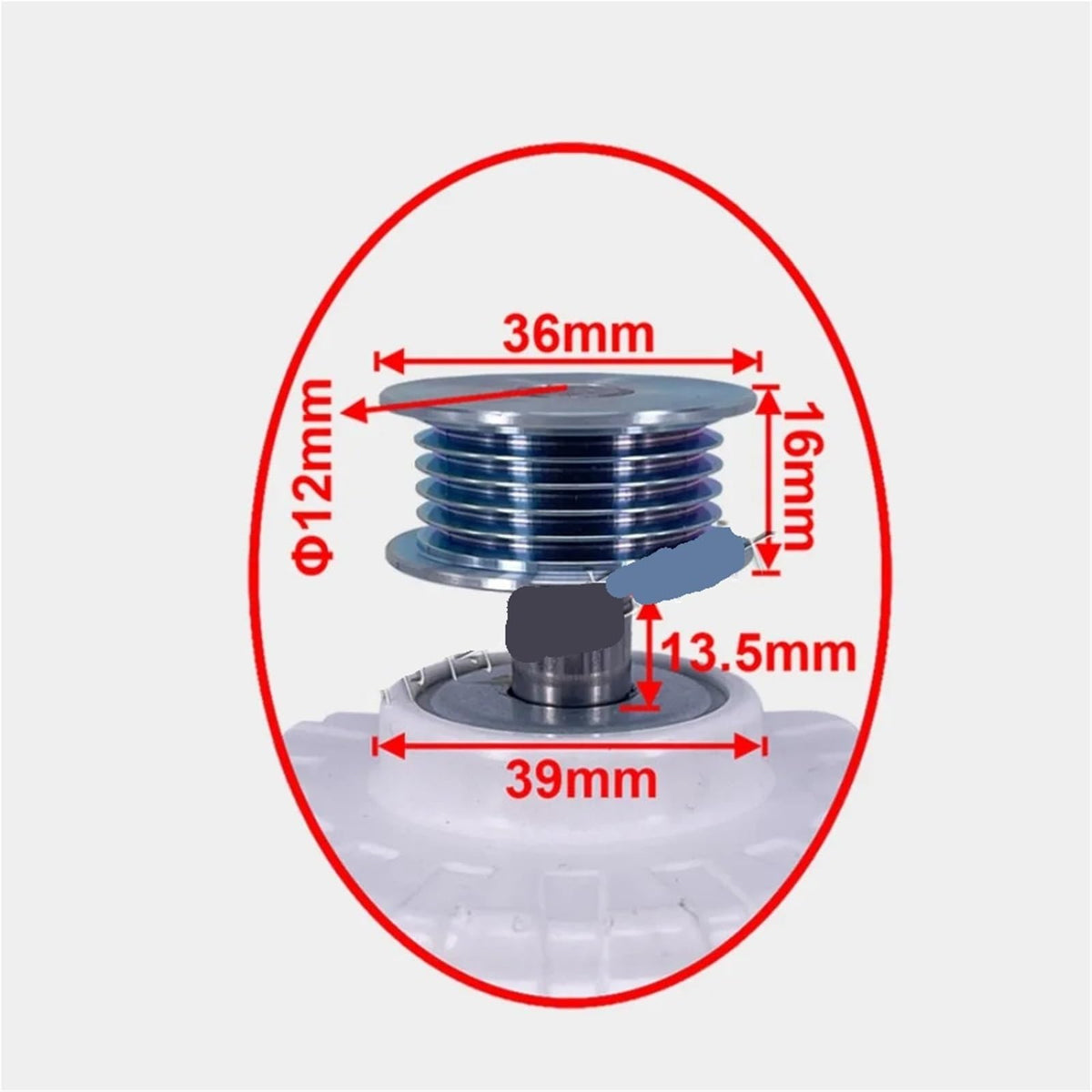 WDC0150Y1M BLDC 310V Wash Drive Motor For Washing Machine Washer Parts