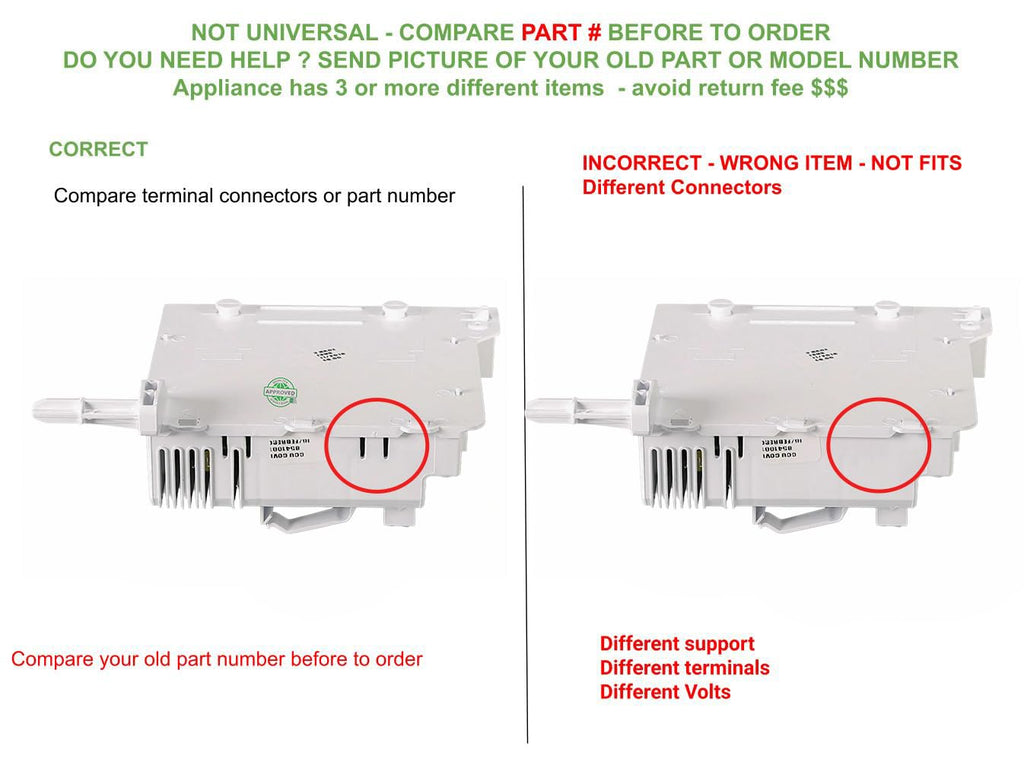 WPW10732327 CKD732327X compatible with Whirlpool COMMERCIAL WASHER Electronic Control Board fits old number WPW10732327
