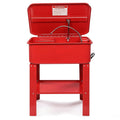 20 Gallon Parts Washer with 110V Pump Compact Steel Rust-Resistant