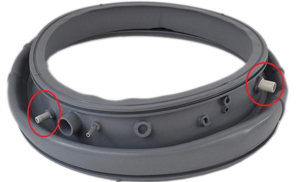 #US Replacement Parts Washer Door Boot Seal Gasket for Samsung WF45K6500AW/A2 WF45K6500AV/A2 WF6500K (Mloan27425-7883)