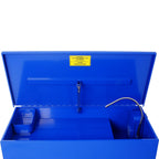 40 Gallon Parts Washer - Steel Blue - Vital Cleaning Tool - Workshop Use -