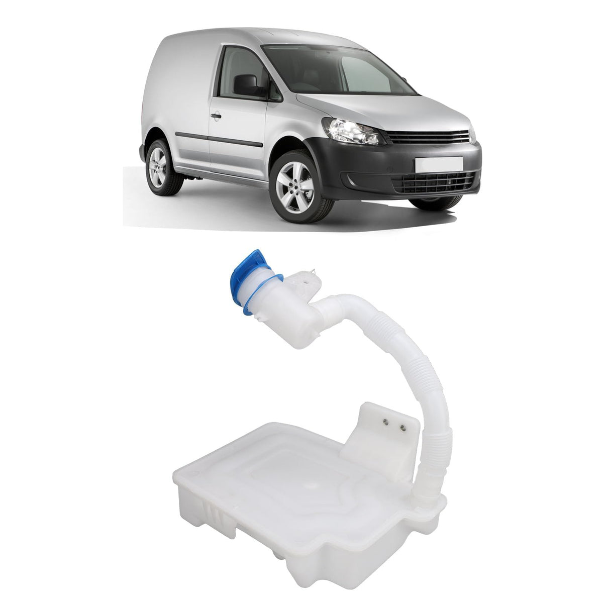 Washer Reservoir Bottle, ABS Build for Seat Altea OE Replacement