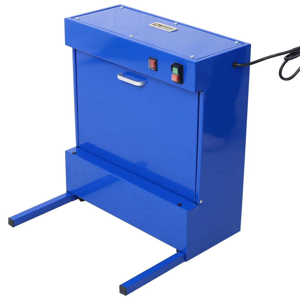 22" Wall-Mounted Parts Washer Micro Cleaner - 14L Tank for Small Motor, Mechanical Components Cleaning - Metal Design with Built-in Work Light