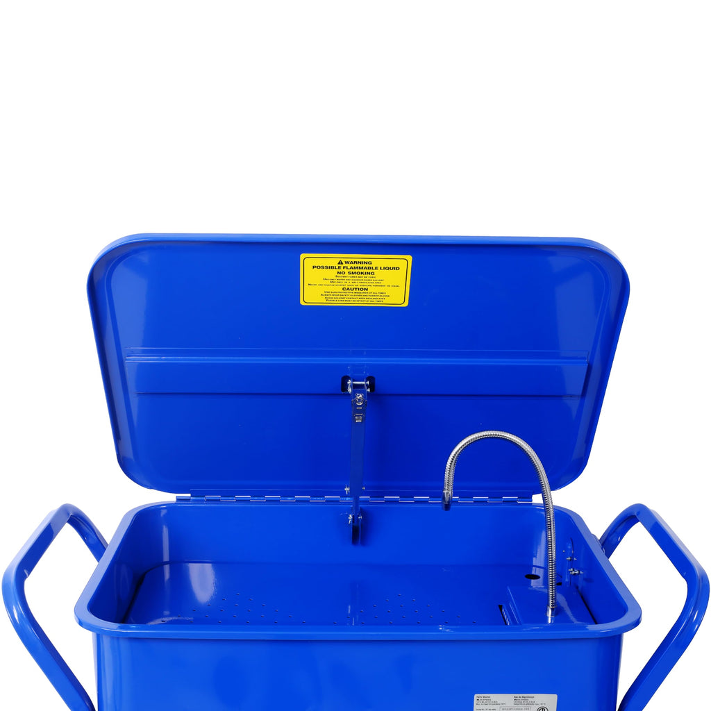 Gecheer 20 Gallon Portable Parts Washer with Drain Tray and Pump for Water Based Cleaning Solutions