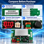 Washer Control Board For GE GFW550SSN5WW 2019–2024, Inverter Module