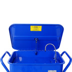 20 Gallon Parts Washer | Heavy Duty Steel Construction | Portable Parts Cleaner with 325 GPH Pump & Drain Tray for Automotive & Shop Use
