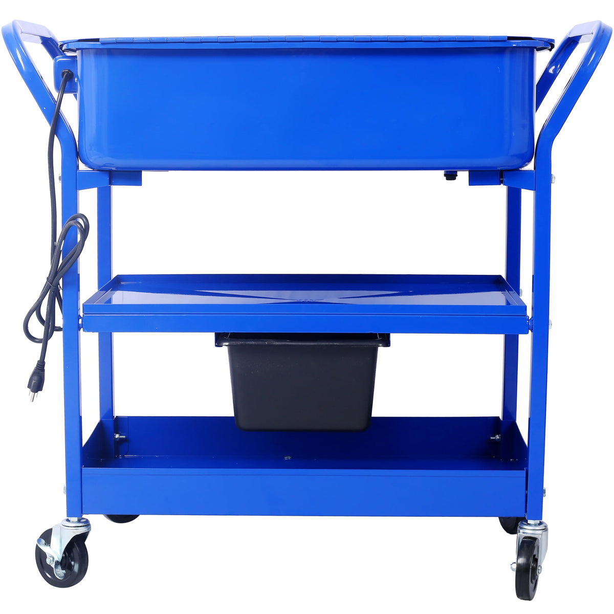 20 Gallon Parts Washer | Heavy Duty Steel Construction | Portable Parts Cleaner with 325 GPH Pump & Drain Tray for Automotive & Shop Use