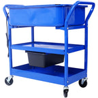 20 Gallon Parts Washer | Heavy Duty Steel Construction | Portable Parts Cleaner with 325 GPH Pump & Drain Tray for Automotive & Shop Use