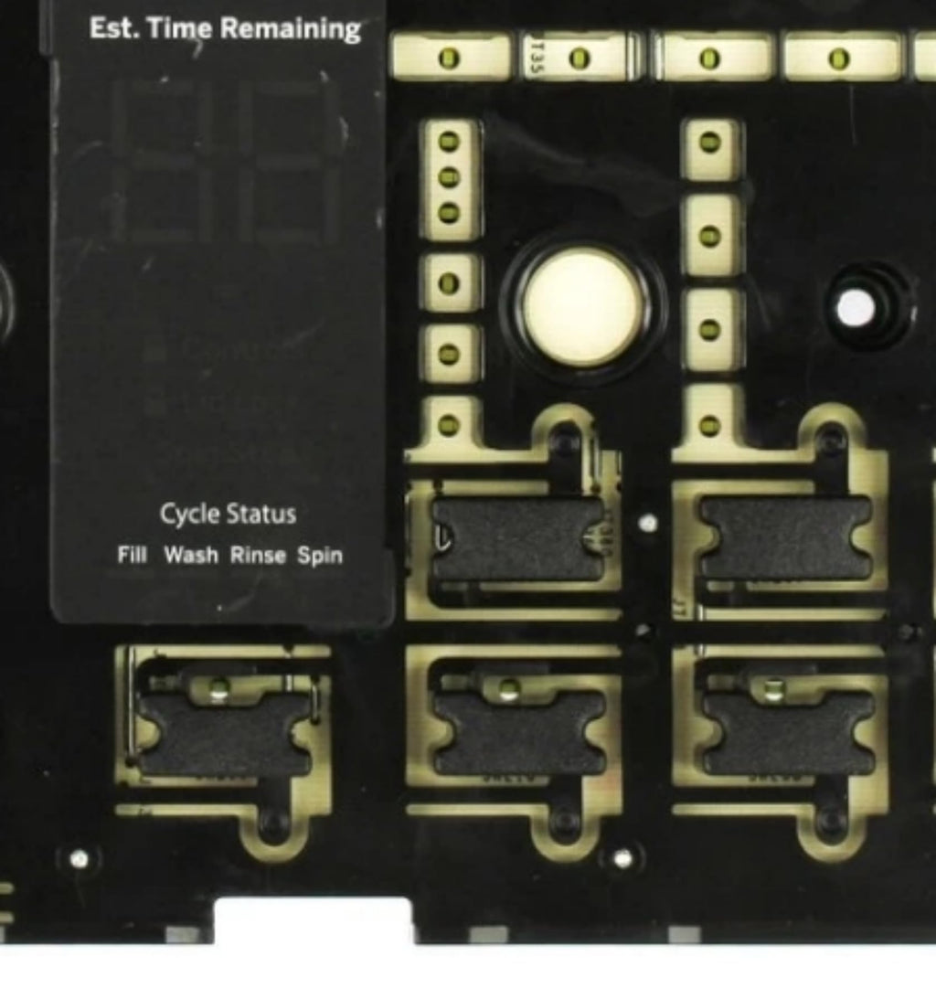 Washer WH22X29348 Main Board Assembly and Control Black Replacement Parts