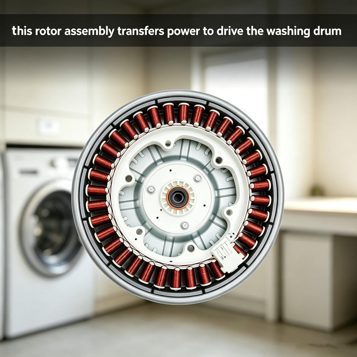 AHL73894503, AJB73816015 Washer Rotor Assembly Compatible with LG Washer