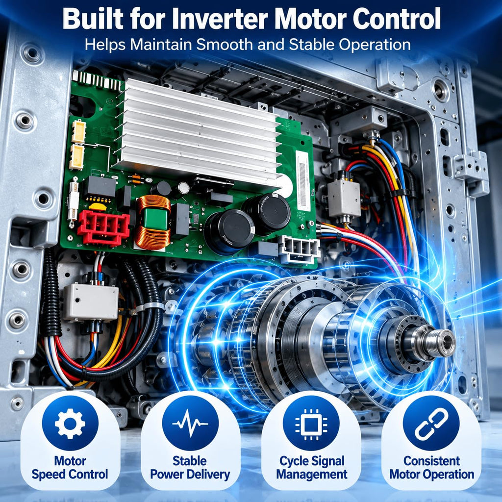 Washer Control Board For GE GFW510SCN4WW 2019–2024, Inverter Module