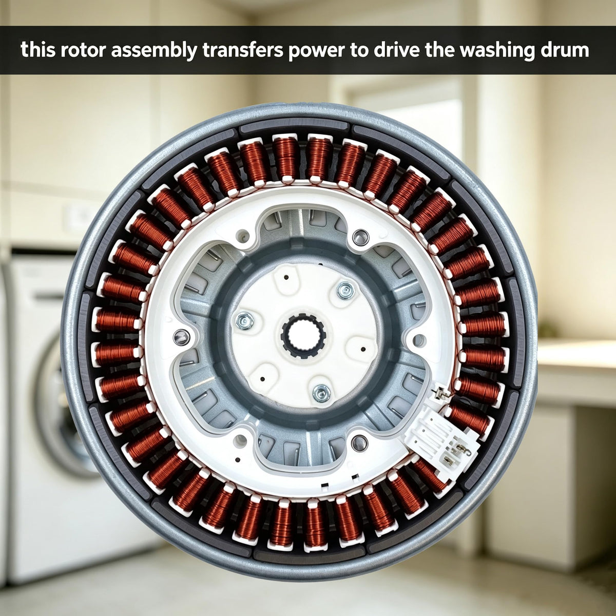 AHL72914410, AJB73816004 Washer Rotor Assembly Compatible with LG Washer