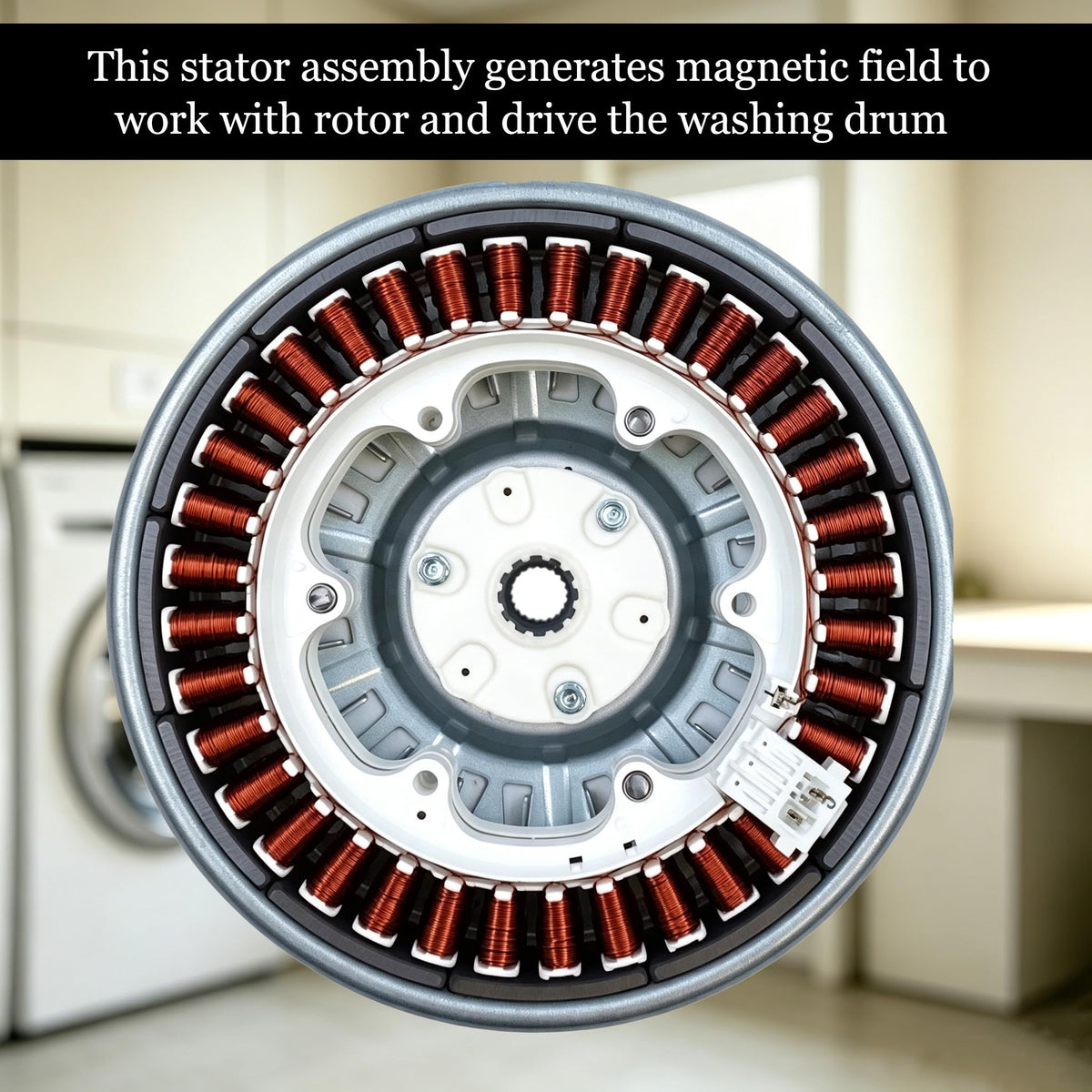 AHL72914414, AJB73816033 Washer Stator Assembly Compatible with LG Washer