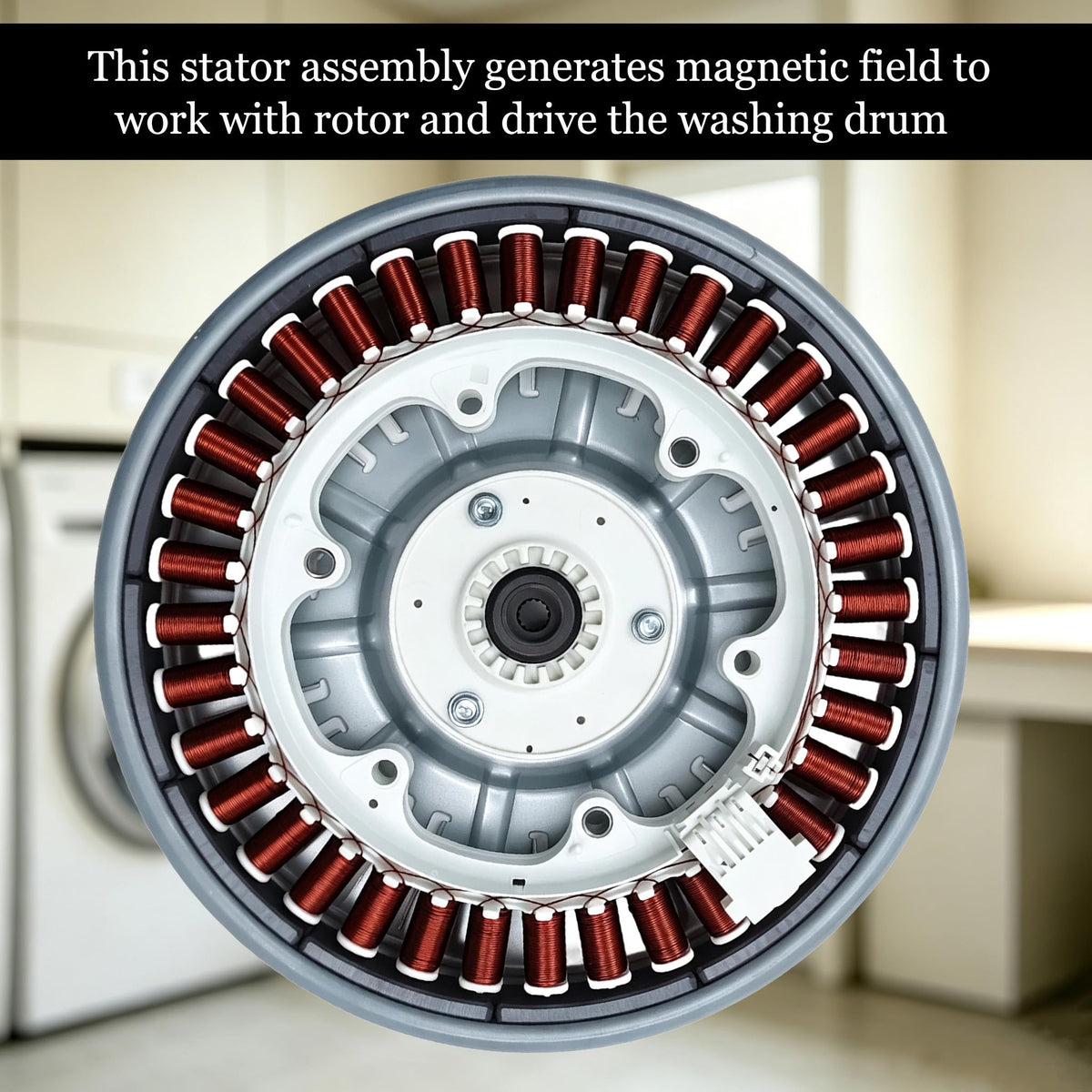 AHL73894503, AJB73816015 Washer Stator Assembly Compatible with LG Washer